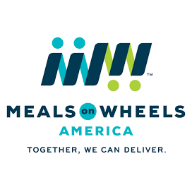 Logo for Meals on Wheels America.
